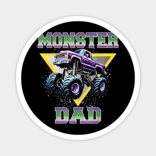 Monster Truck Dad Fathers Day Monster Truck Are My Jam Magnet